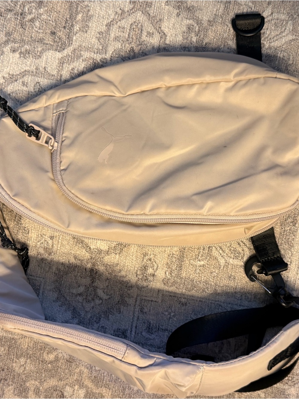 Puma Cream/Tan Men's Sling Belt Bag